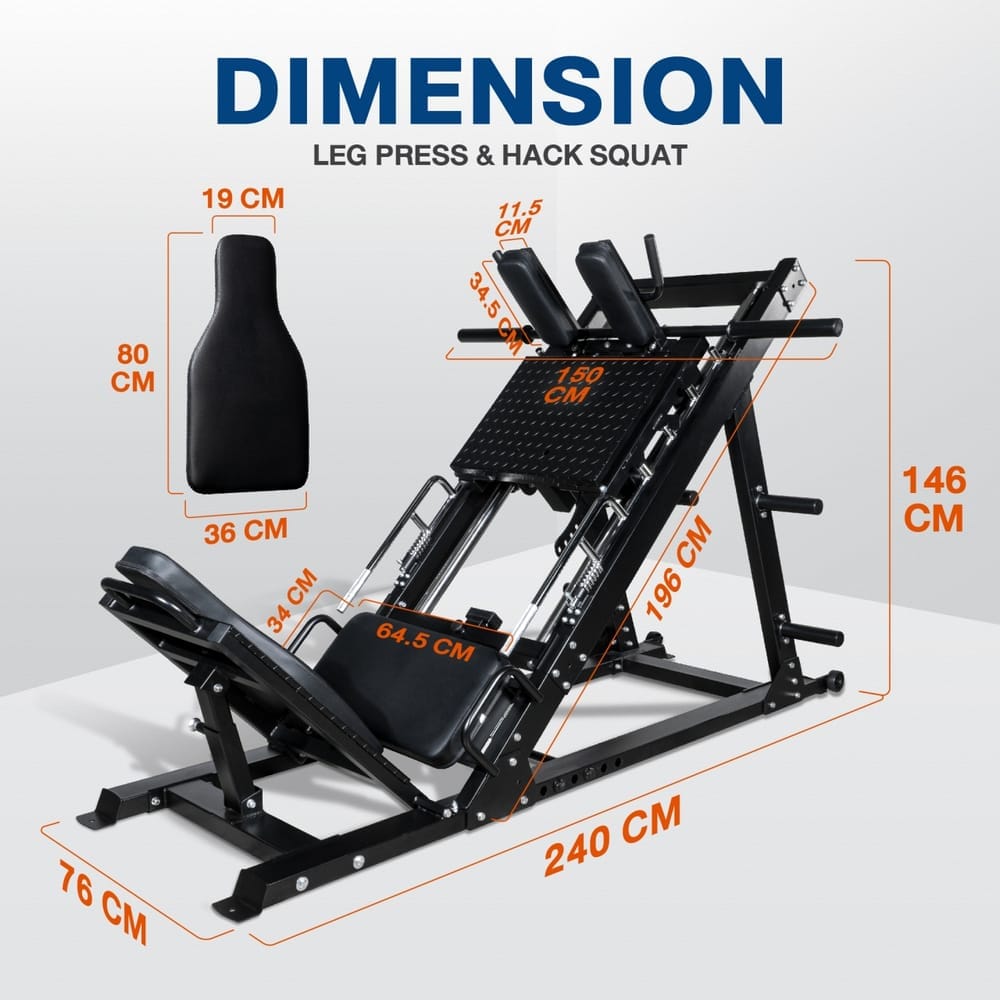 สมิทแมชชีน HOMEFITTOOLS รุ่น LEG PRESS SET 150M